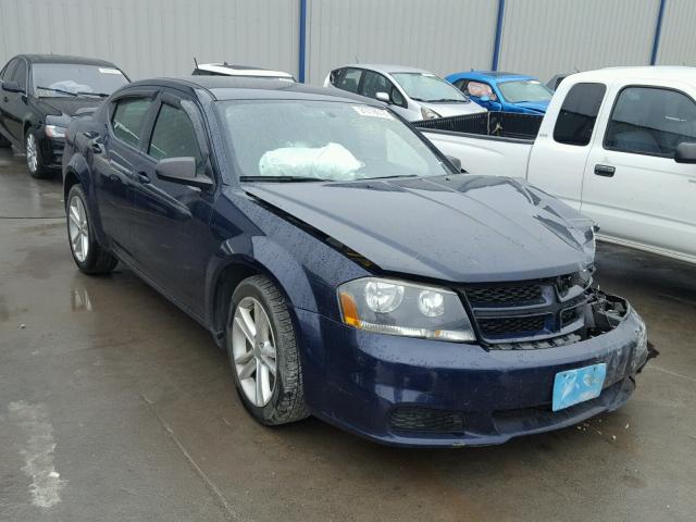 1C3CDZAB9EN201531 - 2014 DODGE AVENGER SE BLUE photo 1