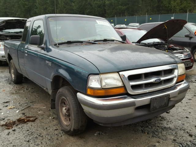 1FTYR14U7WPA85608 - 1998 FORD RANGER SUP GREEN photo 1