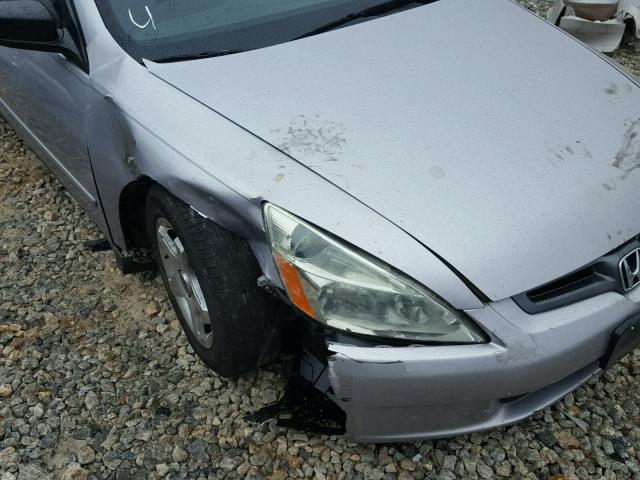 1HGCM56155A174566 - 2005 HONDA ACCORD DX SILVER photo 9