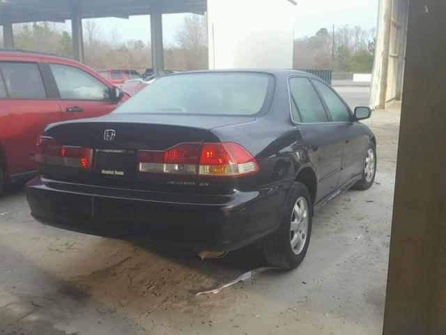 1HGCG56652A008594 - 2002 HONDA ACCORD EX BLACK photo 4