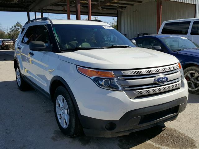 1FMHK7B81BGA42188 - 2011 FORD EXPLORER WHITE photo 1