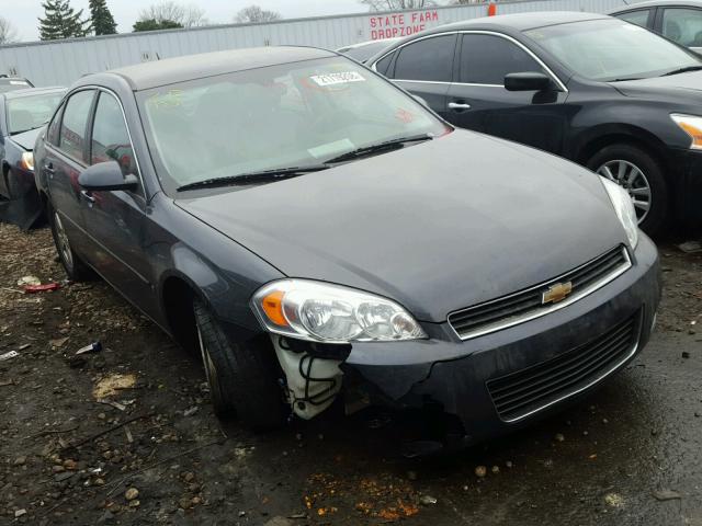 2G1WT58K281278976 - 2008 CHEVROLET IMPALA LT BLUE photo 1