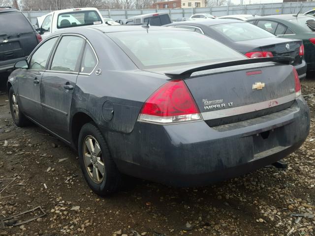 2G1WT58K281278976 - 2008 CHEVROLET IMPALA LT BLUE photo 3