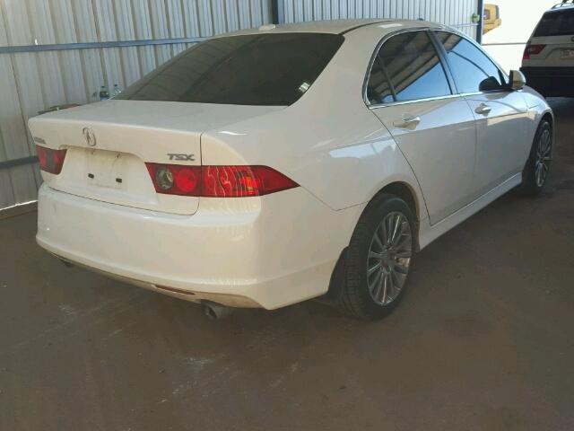 JH4CL96817C005060 - 2007 ACURA TSX WHITE photo 4