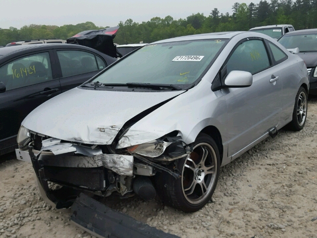 2HGFG21556H710142 - 2006 HONDA CIVIC SI SILVER photo 2