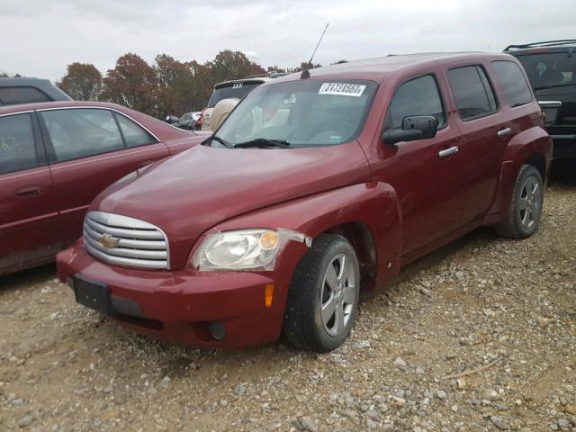 3GNDA13D87S605977 - 2007 CHEVROLET HHR LS Burdeos foto 2