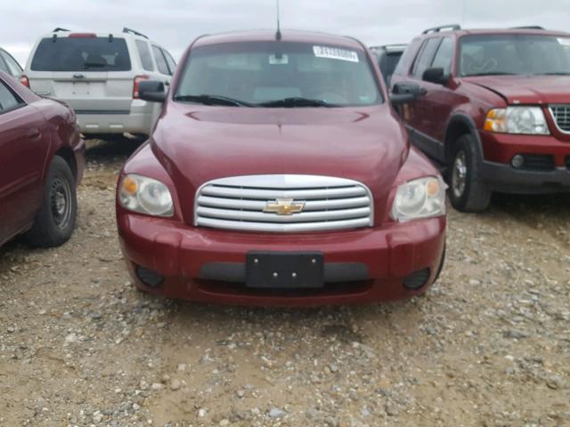 3GNDA13D87S605977 - 2007 CHEVROLET HHR LS Burdeos foto 9