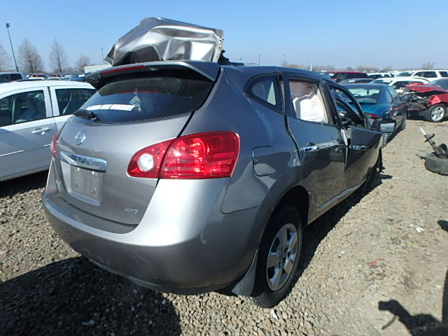 JN8AS5MV3BW675685 - 2011 NISSAN ROGUE S GRAY photo 4