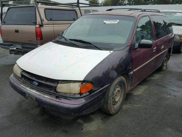 2FMZA514XWBC51257 - 1998 FORD WINDSTAR W MAROON photo 2