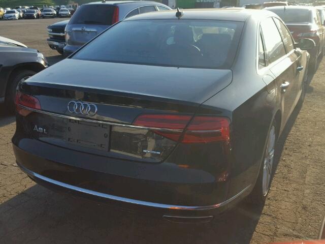 WAU3GAFD1FN019089 - 2015 AUDI A8 L QUATT BLACK photo 4