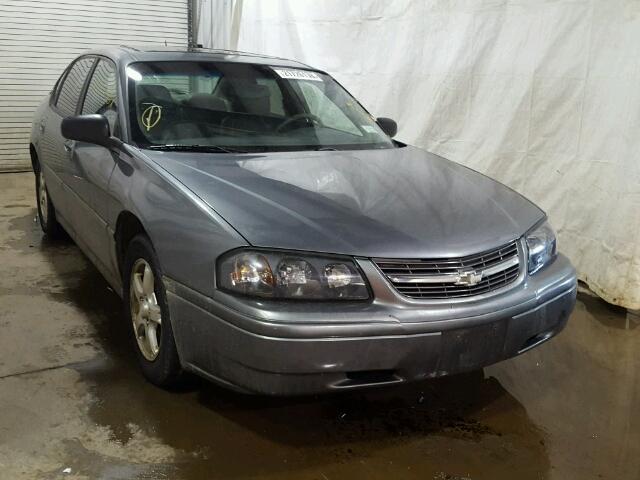 2G1WF55E559267473 - 2005 CHEVROLET IMPALA GRAY photo 1