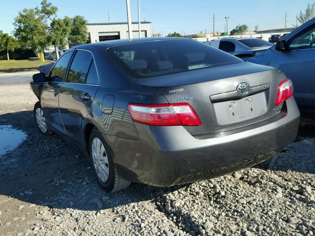 4T1BE46K09U404122 - 2009 TOYOTA CAMRY BASE GRAY photo 3