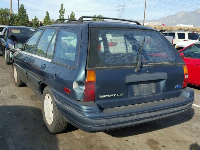 1FASP15J5SW379935 - 1995 FORD ESCORT LX GREEN photo 3