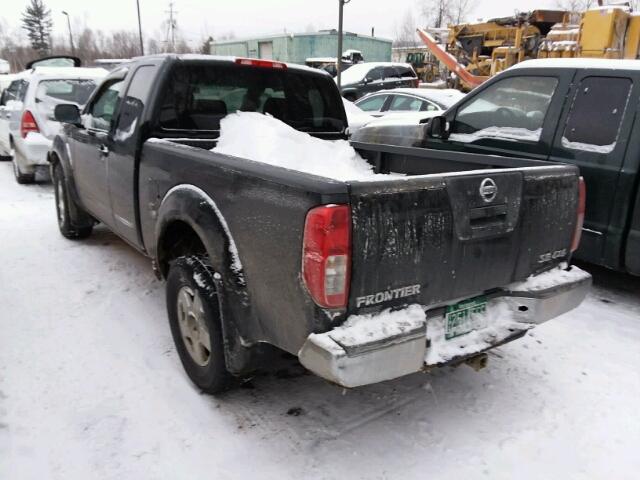 1N6AD06W67C431520 - 2007 NISSAN FRONTIER K BLACK photo 3