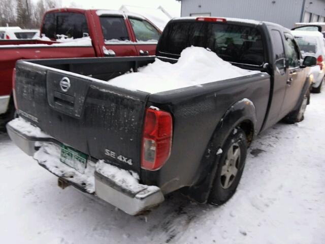 1N6AD06W67C431520 - 2007 NISSAN FRONTIER K BLACK photo 4