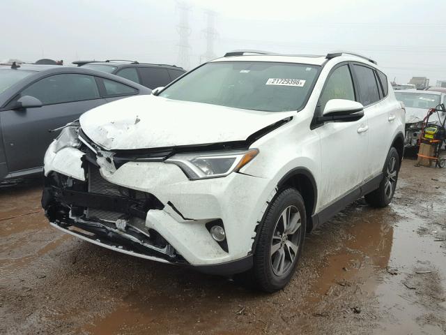 JTMRFREV9GD193380 - 2016 TOYOTA RAV4 XLE WHITE photo 2