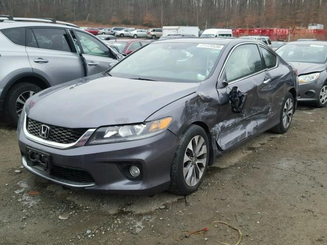 1HGCT1B81EA012531 - 2014 HONDA ACCORD EXL GRAY photo 2