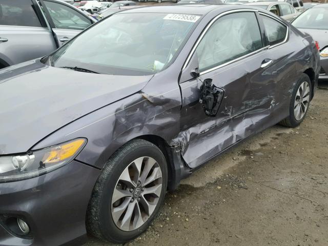 1HGCT1B81EA012531 - 2014 HONDA ACCORD EXL GRAY photo 9