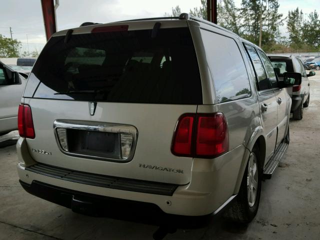 5LMFU27585LJ07761 - 2005 LINCOLN NAVIGATOR BEIGE photo 4