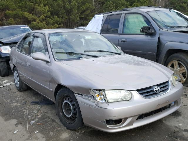 2T1BR12E91C482116 - 2001 TOYOTA COROLLA CE BEIGE photo 1