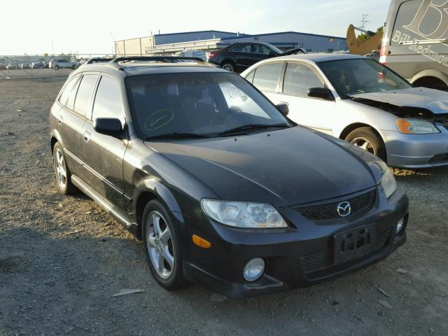 JM1BJ246421476930 - 2002 MAZDA PROTEGE PR BLACK photo 1