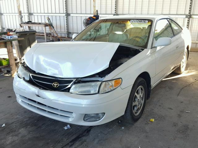 2T1CF22P8XC129606 - 1999 TOYOTA CAMRY SOLA WHITE photo 2