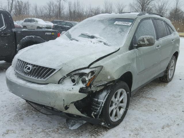 2T2HK31U38C092783 - 2008 LEXUS RX 350 SILVER photo 2