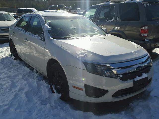 3FAHP0HG9AR356356 - 2010 FORD FUSION SE WHITE photo 1