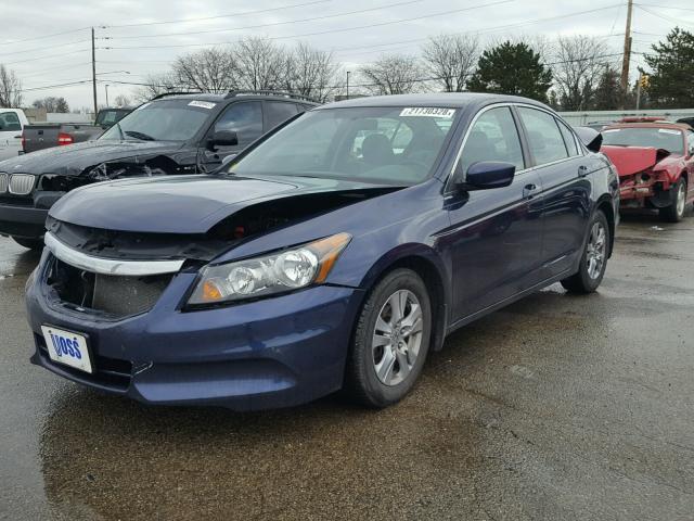 1HGCP2F45CA163970 - 2012 HONDA ACCORD LXP BLUE photo 2