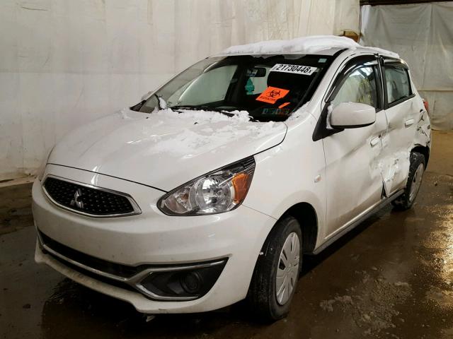 ML32A3HJ9HH009171 - 2017 MITSUBISHI MIRAGE ES WHITE photo 2