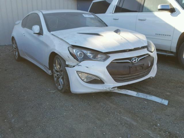 KMHHU6KJ0FU125402 - 2015 HYUNDAI GENESIS CO WHITE photo 1