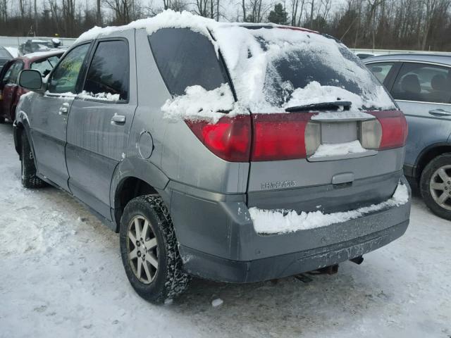 3G5DA03E34S558419 - 2004 BUICK RENDEZVOUS SILVER photo 3