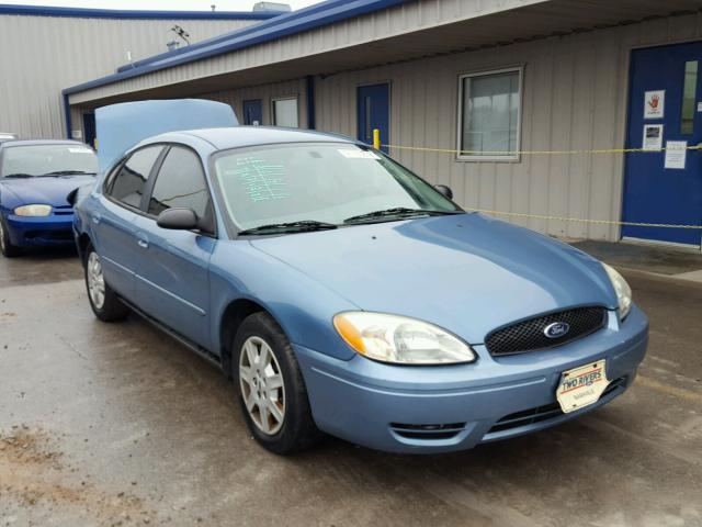 1FAFP53U47A190462 - 2007 FORD TAURUS SE BLUE photo 1