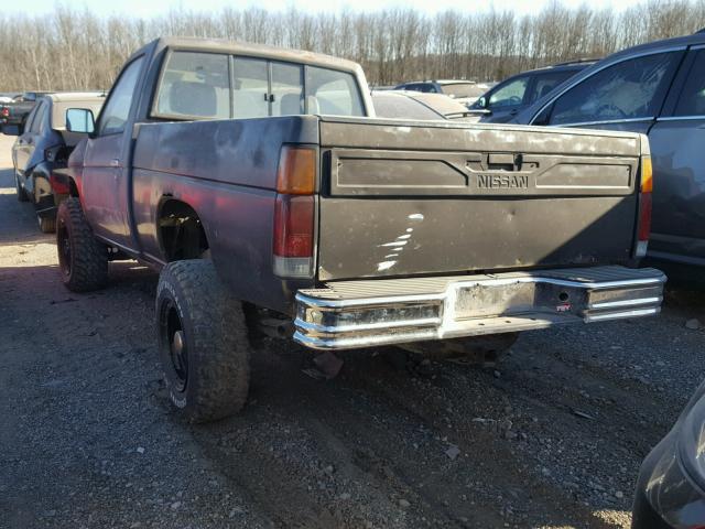 1N6SD11Y0NC335639 - 1992 NISSAN TRUCK SHOR GRAY photo 3