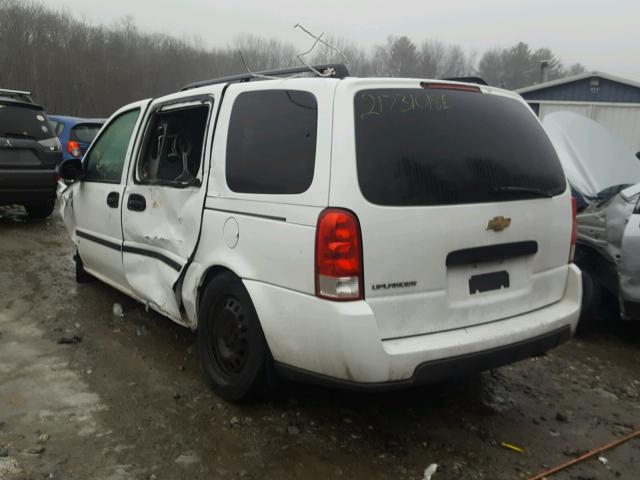 1GBDV13L46D191331 - 2006 CHEVROLET UPLANDER WHITE photo 3