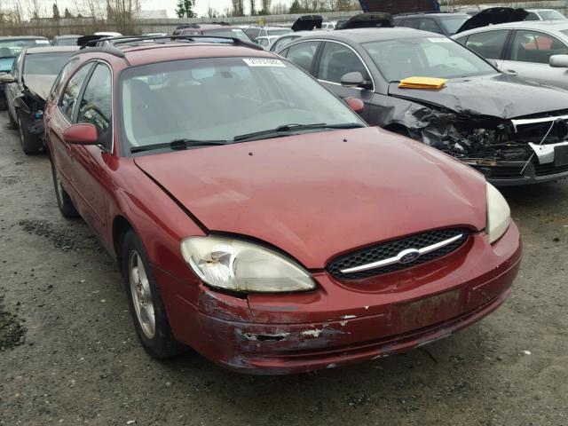 1FAFP58UX2G205836 - 2002 FORD TAURUS SE MAROON photo 1