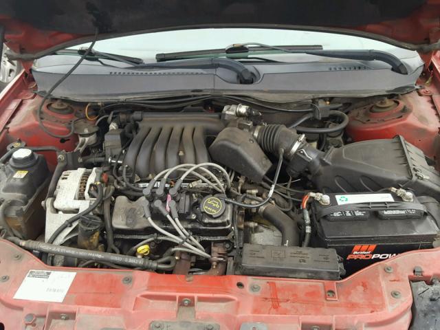 1FAFP58UX2G205836 - 2002 FORD TAURUS SE MAROON photo 7