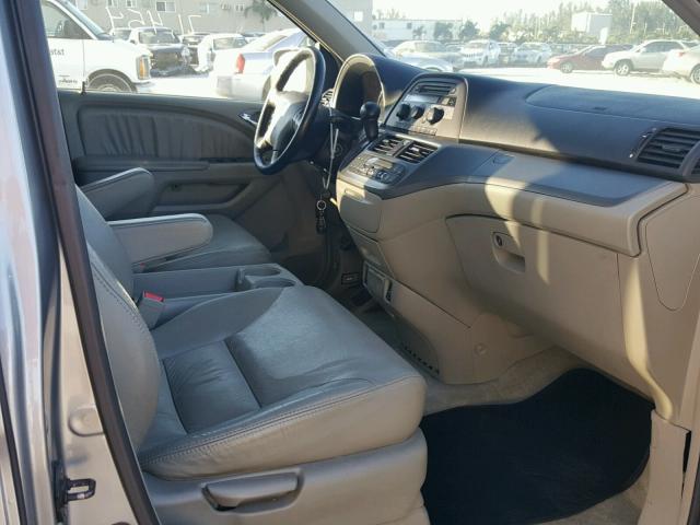 5FNRL38606B054465 - 2006 HONDA ODYSSEY EX GRAY photo 5