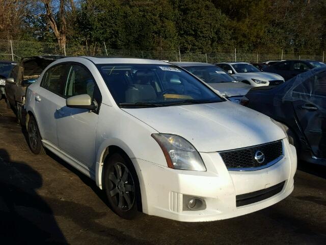 3N1AB6AP2CL662119 - 2012 NISSAN SENTRA 2.0 WHITE photo 1