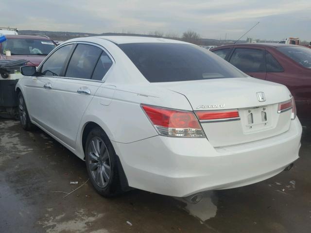 1HGCP3F83CA026664 - 2012 HONDA ACCORD EXL WHITE photo 3