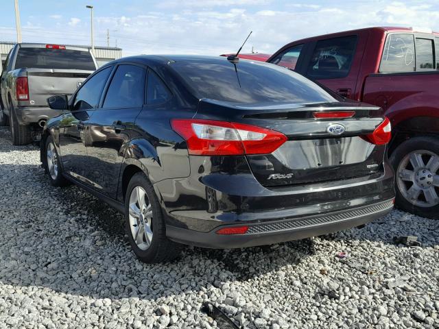 1FADP3F23DL272625 - 2013 FORD FOCUS SE BLACK photo 3