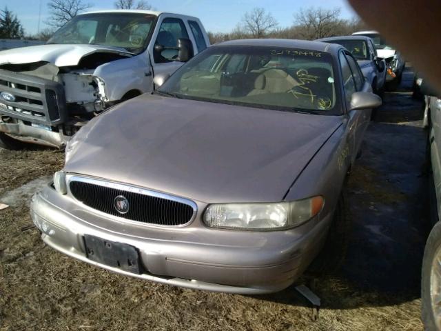 2G4WS52J811195676 - 2001 BUICK CENTURY CU TAN photo 2