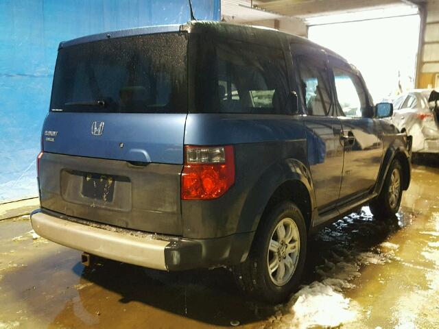 5J6YH27646L012803 - 2006 HONDA ELEMENT EX BLUE photo 4