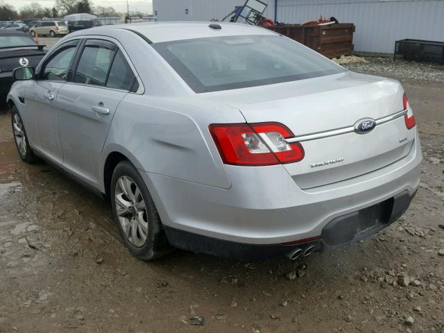 1FAHP2EW3AG102558 - 2010 FORD TAURUS SEL SILVER photo 3