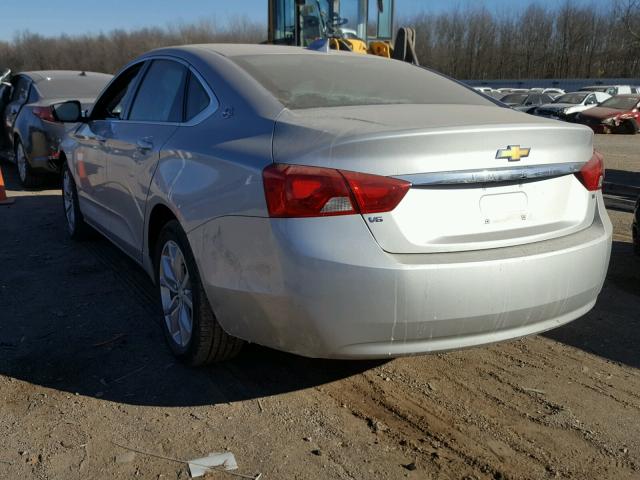 2G1105S34J9109957 - 2018 CHEVROLET IMPALA LT SILVER photo 3