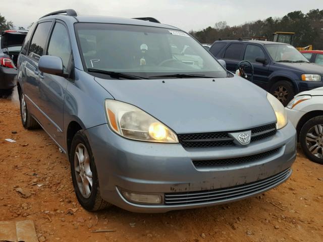 5TDZA22C04S215937 - 2004 TOYOTA SIENNA XLE BLUE photo 1