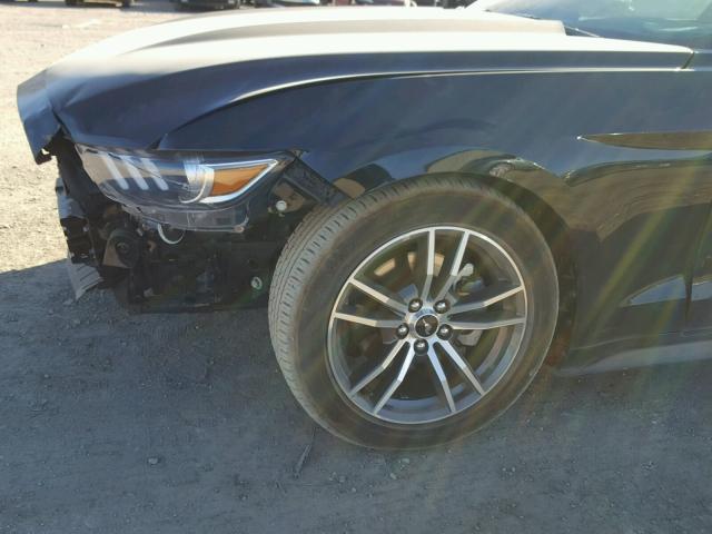 1FA6P8TH8H5278476 - 2017 FORD MUSTANG BLACK photo 9