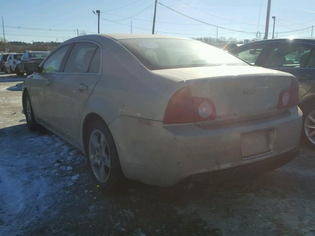 1G1ZC5E07AF303031 - 2010 CHEVROLET MALIBU 1LT SILVER photo 3