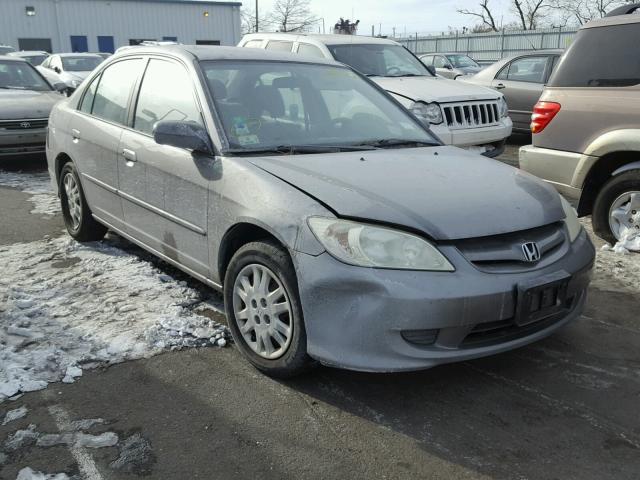 2HGES16594H582269 - 2004 HONDA CIVIC LX GRAY photo 1