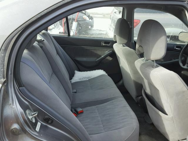 2HGES16594H582269 - 2004 HONDA CIVIC LX GRAY photo 6